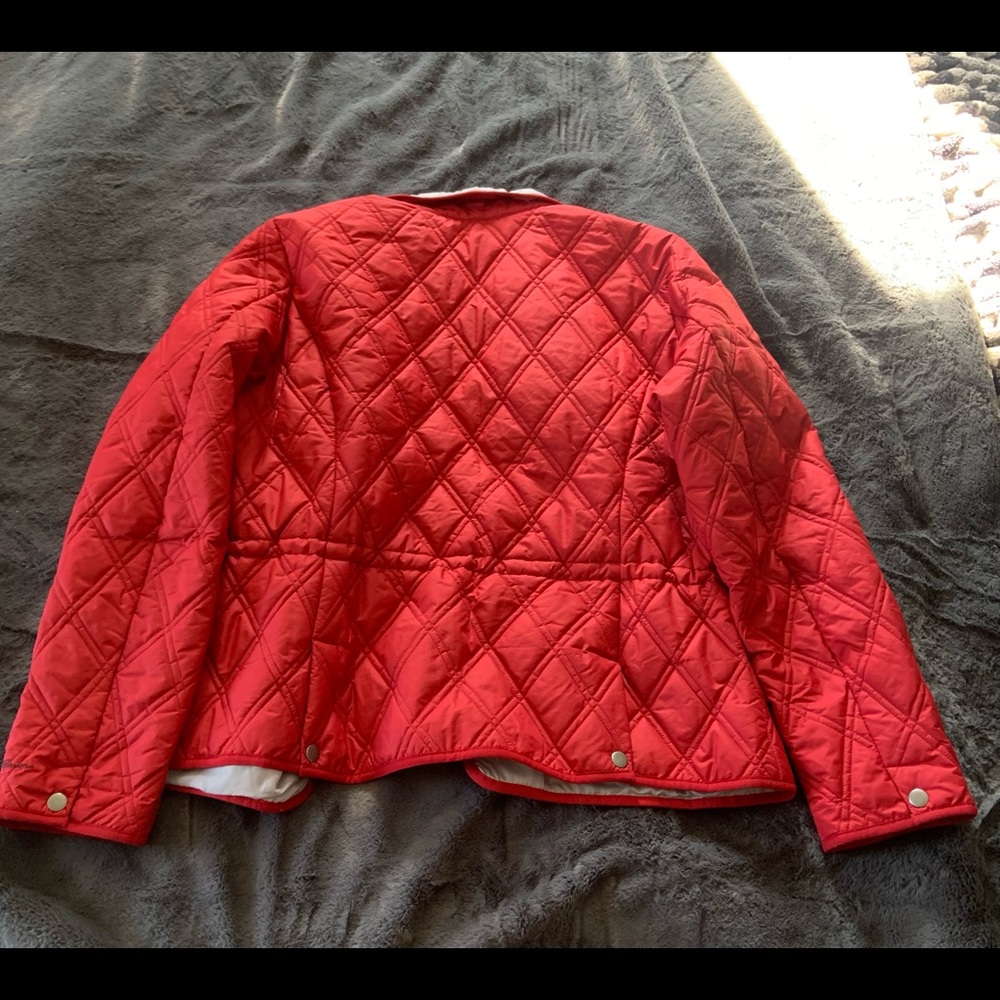 Extra large red quilted jacket from Eddie Bauer